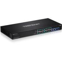 Trendnet TPE-3018LS Netzwerk-Switch Managed Gigabit Ethernet (10/100/1000) Power over Ethernet (PoE) 1U Schwarz