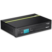 Trendnet TPE-S50 Netzwerk-Switch Unmanaged L2 Fast Ethernet (10/100) Power over Ethernet (PoE) Schwarz