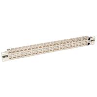 Tripp Lite N254-048-SH-6A 48 Anschlüsse 1 HE Rackmontage geschirmtes Cat6a STP Durchführungs-Patchfeld, RJ45 Ethernet, TAA