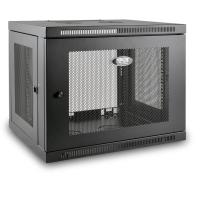 Tripp Lite SRW9UDP SmartRack 9 HE-Mini-Rackgehäuse mit flachem Profil, tiefenverstellbar, Wandhalterung
