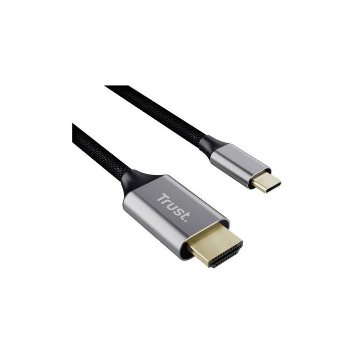 Trust 25630 Kabeladapter USB-C HDMI Schwarz, Silber — Bild 5 von 6