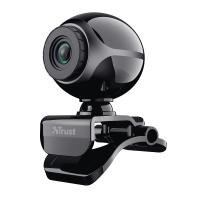 Trust Exis Webcam 0,3 MP 640 x 480 Pixel USB 2.0 Schwarz