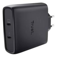 Trust Maxo USB-C-GaN-Ladegerät 100 W mit 2 Anschlüssen