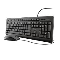Trust TKM-250 Tastatur Maus enthalten Universal USB Spanisch Schwarz
