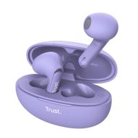 Trust Yavi Kopfhörer True Wireless Stereo (TWS) im Ohr Anrufe/Musik USB Typ-C Bluetooth Violett