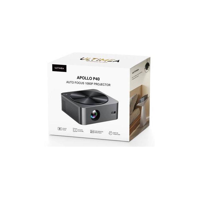 Ultimea Apollo P40 Standard Throw-Projektor 700 ANSI Lumen LCD 1080p (1920x1080) Schwarz, Grau — Bild 5 von 10