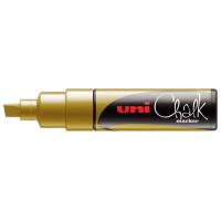 Uni-Ball ChalkGlass PWE-8K Kreidestift Meißel Gold 1 Stück(e)