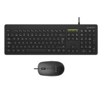 UNYKAch UK505443 Tastatur Maus enthalten Büro USB QWERTY Spanisch Schwarz