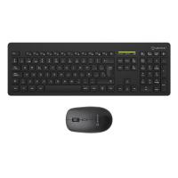 UNYKAch UK505445 Tastatur Maus enthalten Büro RF Wireless QWERTY Spanisch Schwarz