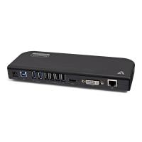 V7 UDDS2 laptop-dockingstation & portreplikator Andocken USB 2.0 Schwarz