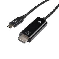V7 V7UCHDMI-1M Videokabel-Adapter USB Type-C 3.2 Gen 1 HDMI Schwarz