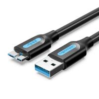 Vention COPBF USB Kabel USB 2.0 1 m USB A Micro-USB B Schwarz