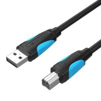 Vention VAS-A14-B100 USB Kabel USB 2.0 1 m USB A USB B Schwarz, Weiß