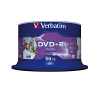 Verbatim DVD+R Wide Inkjet Printable No ID Brand 4,7 GB 50 Stück(e)
