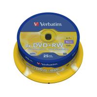 Verbatim DVD+RW Matt Silver 4,7 GB 25 Stück(e)