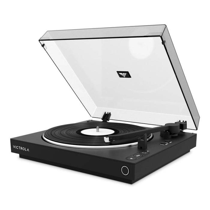 Victrola VPT-800-BLK Audio-Plattenspieler mit Riemenantrieb Schwarz — Bild 14 von 14