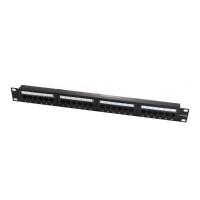 WP 19'' Patch Panel Cat.6a UTP 24 RJ45 ports 1U