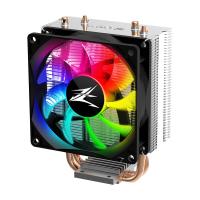 Zalman CNPS4X RGB, TDP 95W, 92mm PWM fan, High performance 2 heatpipes, Max Airflow 44CBM, STG2M included, Intel LGA 115x, 1200, AMD AM4, AM3+, AM3, FM2+, FM2 Prozessor Kühler 9,2 cm Aluminium, Schwarz 1 Stück(e)
