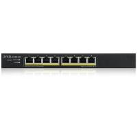 Zyxel GS1915-8EP Managed L2 Gigabit Ethernet (10/100/1000) Power over Ethernet (PoE) Schwarz