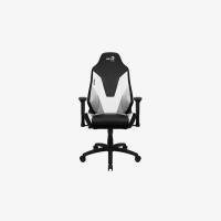 Aerocool ADMIRALBW Professional Gaming Chair, Cushioned Cushions, Air Technology, Black/White