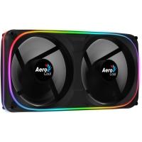 Aerocool ASTRO24 Dual Fan PC 12cm ARGB LED Antivibration Support Black