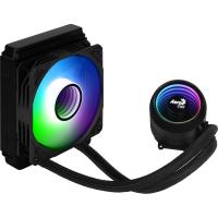 Aerocool MIRAGEL120 CPU Liquid Cooling 12cm ARGB Fan TDP 200W Black