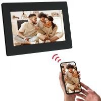 AgfaPhoto APF700WIFI digital photo frame Black 17.8 cm (7'') Touchscreen