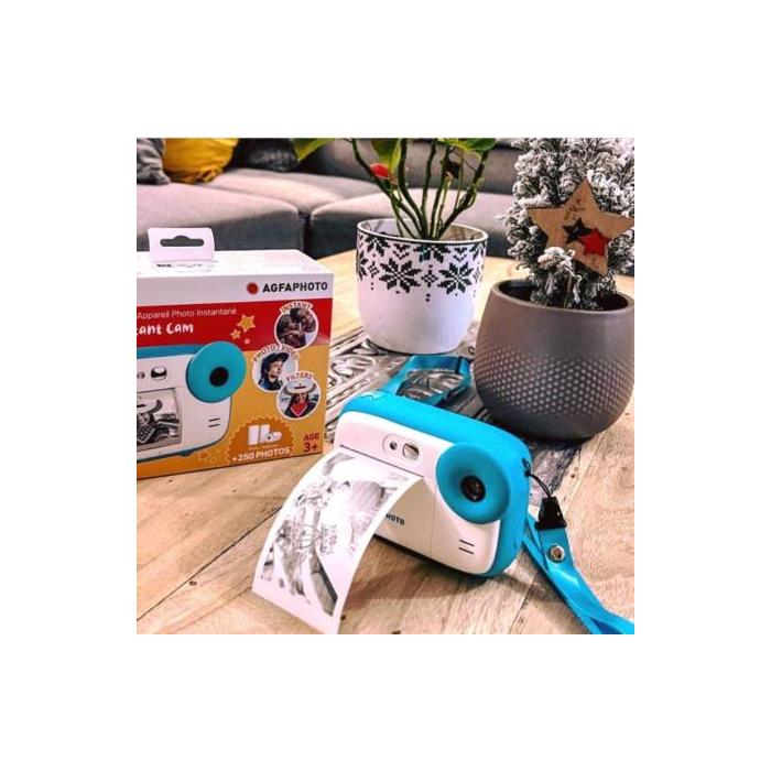 AgfaPhoto ARKICBL instant print camera 1280 x 720 pixels CMOS Blue, White — image 27 of 38