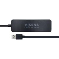 AISENS A106-0399 interface hub USB 3.2 Gen 1 (3.1 Gen 1) Type-A 5000 Mbit/s Black