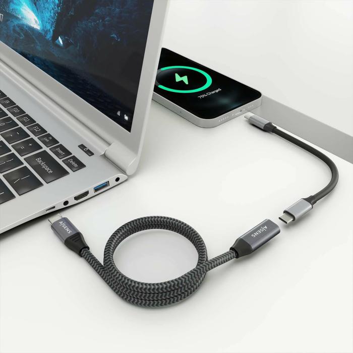 AISENS A107-0636 USB cable USB 3.2 Gen 2x2 2 m USB C Grey — image 4 of 4