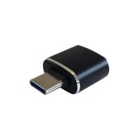 AISENS A108-0369 cable gender changer USB C USB A Black