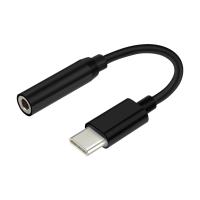 AISENS A109-0348 mobile phone cable Black 0.15 m USB C 3.5 mm