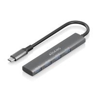 AISENS A109-0943 laptop dock/port replicator Wired USB 3.2 Gen 1 (3.1 Gen 1) Type-C Grey