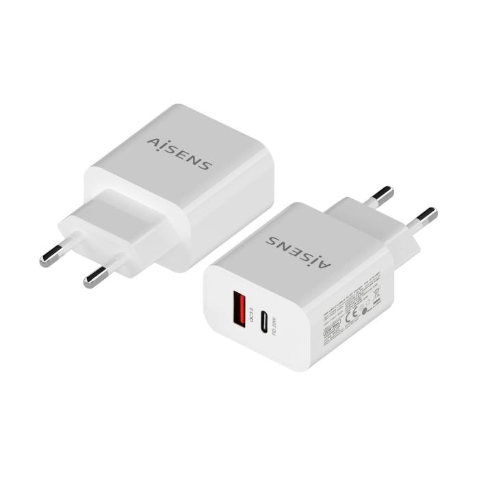 AISENS A110-0681 mobile device charger Digital camera, Mobile phone, Laptop, Smartphone, Tablet White AC Fast charging Indoor — image 2 of 3