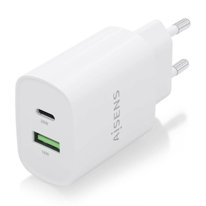 AISENS A110-0754 mobile device charger Universal White AC Fast charging Indoor — image 2 of 5