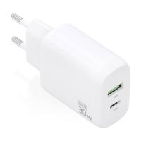 AISENS A110-0923 mobile device charger Digital camera, MP3, MP4, Mobile phone, Navigator, Laptop, Portable gaming console, Smartphone, Tablet, Universal White AC Fast charging Indoor