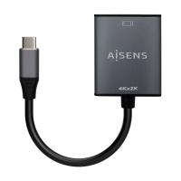AISENS Aluminum USB-C to HDMI 4K@30Hz Converter, USB-C/M-HDMI/H, Grey, 15cm, view image 2 of 3