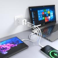 AISENS ASCH-100W3P051-W mobile device charger Universal White AC Fast charging Indoor, view image 12 of 14