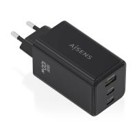 AISENS ASCH-100W3P052-BK mobile device charger Universal Black AC Fast charging Indoor