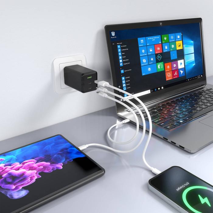 AISENS ASCH-100W3P052-BK mobile device charger Universal Black AC Fast charging Indoor — image 12 of 14