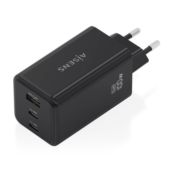 AISENS ASCH-100W3P052-BK mobile device charger Universal Black AC Fast charging Indoor — image 9 of 14
