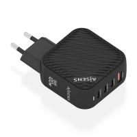 AISENS ASCH-100W4P029-BK mobile device charger Universal Black AC Fast charging Indoor