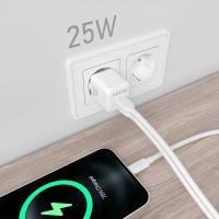 AISENS ASCH-25W2P014-W mobile device charger Universal White AC Fast charging Indoor, view image 5 of 6