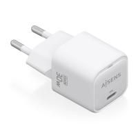 AISENS ASCH-30W1P018-W mobile device charger Universal White AC Fast charging Indoor