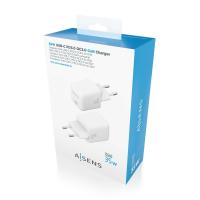 AISENS ASCH-35W1P016-W mobile device charger Universal White AC Fast charging Indoor, view image 6 of 6