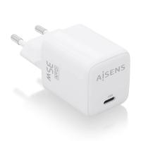 AISENS ASCH-35W1P016-W mobile device charger Universal White AC Fast charging Indoor