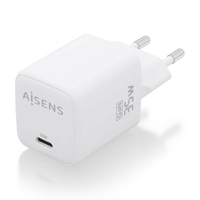 AISENS ASCH-35W1P016-W mobile device charger Universal White AC Fast charging Indoor — image 2 of 6