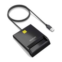 AISENS DNI Smart Card Reader, Black