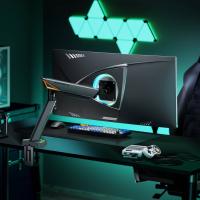 AISENS DT49TSRRGB-347 monitor mount / stand 124.5 cm (49'') Desk Black, Grey, view image 5 of 7