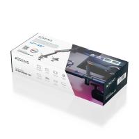 AISENS DT49TSRRGB-347 monitor mount / stand 124.5 cm (49'') Desk Black, Grey, view image 6 of 7